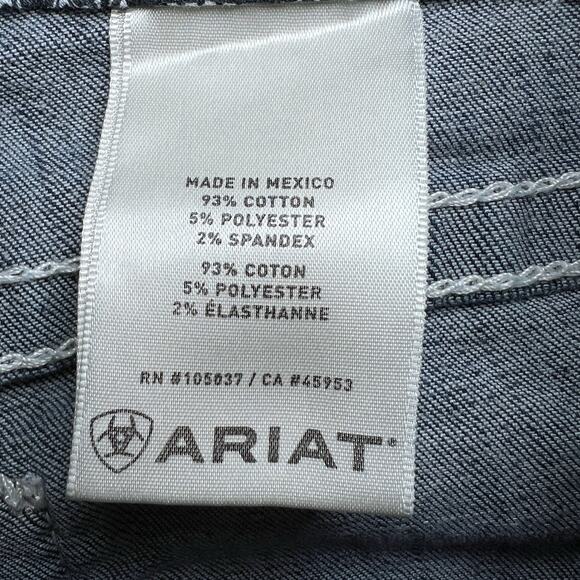 Ariat Real Mid Rise Stretch Entwined Boot Cut Women’s Jeans Size 28R - Picture 7 of 9